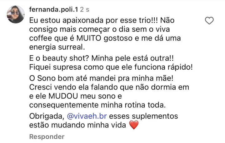 Depoimento real de cliente Vivaeh